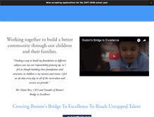 Tablet Screenshot of bostonsbridgetoexcellence.org